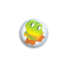 Значок 25 мм  Лягушка