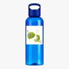 Прозрачная спортивная бутылка