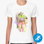 Женская спортивная футболка