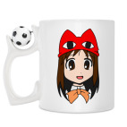 Кружка с футбольным мячиком