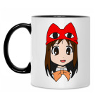 Кружка двухцветная