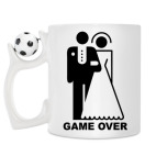 Кружка с футбольным мячиком