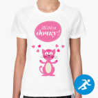 Женская спортивная футболка