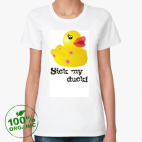 Женская футболка органик