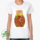 Женская футболка органик