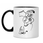 Кружка двухцветная