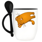 Кружка с ложкой