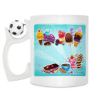Кружка с футбольным мячиком