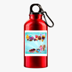 Металлическая бутылка 400 мл UV-DTF