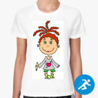 Женская спортивная футболка