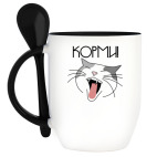 Кружка с ложкой