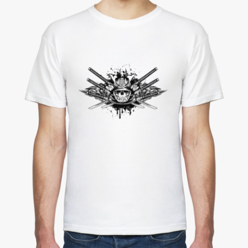 Футболка с принтом Самурай