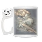 Кружка с футбольным мячиком