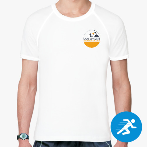 Спортивная футболка с принтом ApsnyAdventure