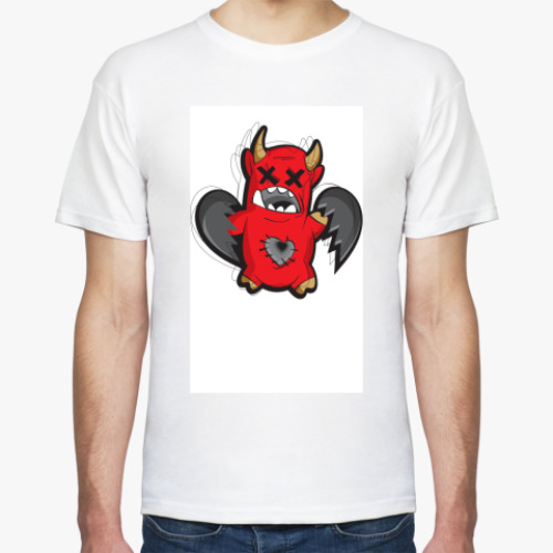 Футболка с принтом Монстрик