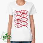 Женская футболка органик