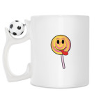 Кружка с футбольным мячиком