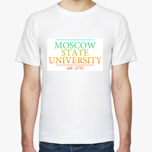 Футболка с принтом  MSU Summer Edition