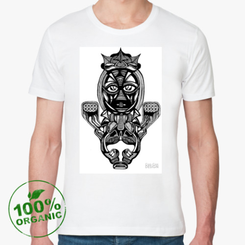 Футболка из органик-хлопка с принтом 'Trizor'