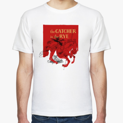 Футболка с принтом 'Над пропастью во ржи' Сэлинджер