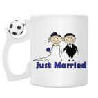 Кружка с футбольным мячиком