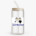 Банка с бамбуковой крышкой