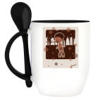 Кружка с ложкой