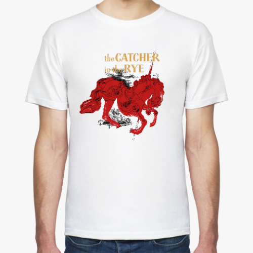 Футболка с принтом 'Над пропастью во ржи' Сэлинджера