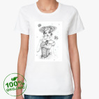 Женская футболка органик