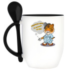 Кружка с ложкой