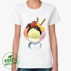 Женская футболка органик