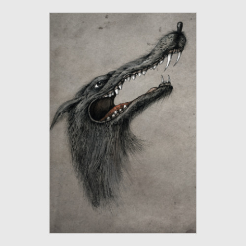 Постер с принтом Wolf