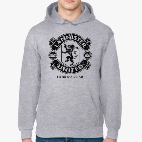 Толстовка худи с принтом Игра престолов.Ланнистеры