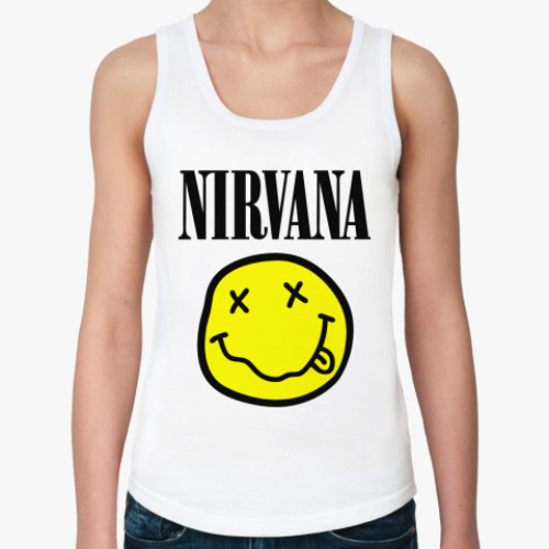 Женская майка с принтом Nirvana