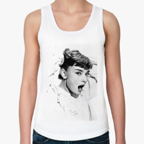 Женская майка с принтом Одри