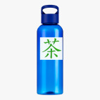 Прозрачная спортивная бутылка