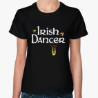 Классическая женская футболка Irish Dancer