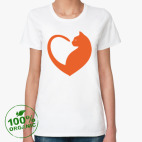 Женская футболка органик