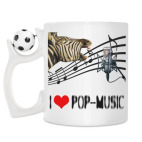 Кружка с футбольным мячиком