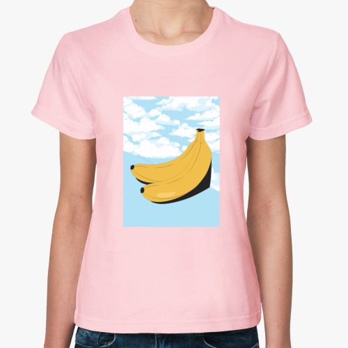 Женская футболка с принтом Бананы