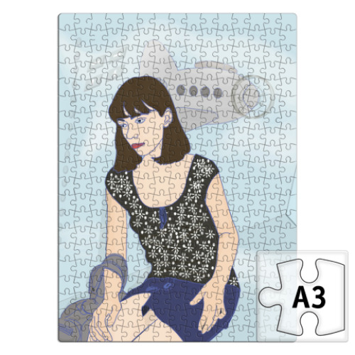 Пазл с принтом полет