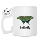 Кружка с футбольным мячиком