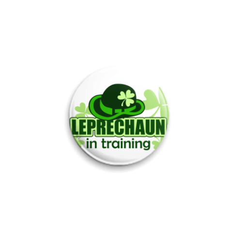 Значок 25мм с принтом Leprechaun