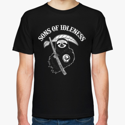 Футболка с принтом Сыны Безделья