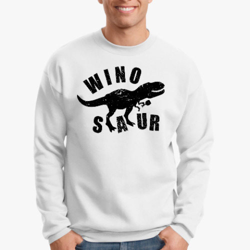 Свитшот с принтом Winosaur