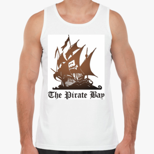 Майка с принтом Pirate Bay