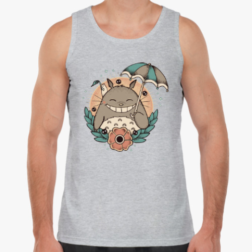 Майка с принтом Smile Totoro