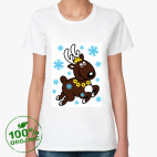 Женская футболка органик