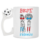 Кружка с футбольным мячиком