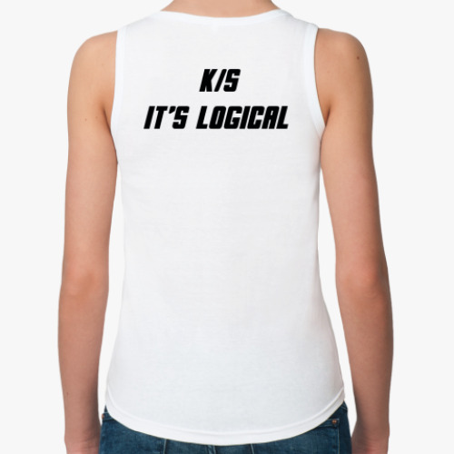 Женская майка с принтом  майка